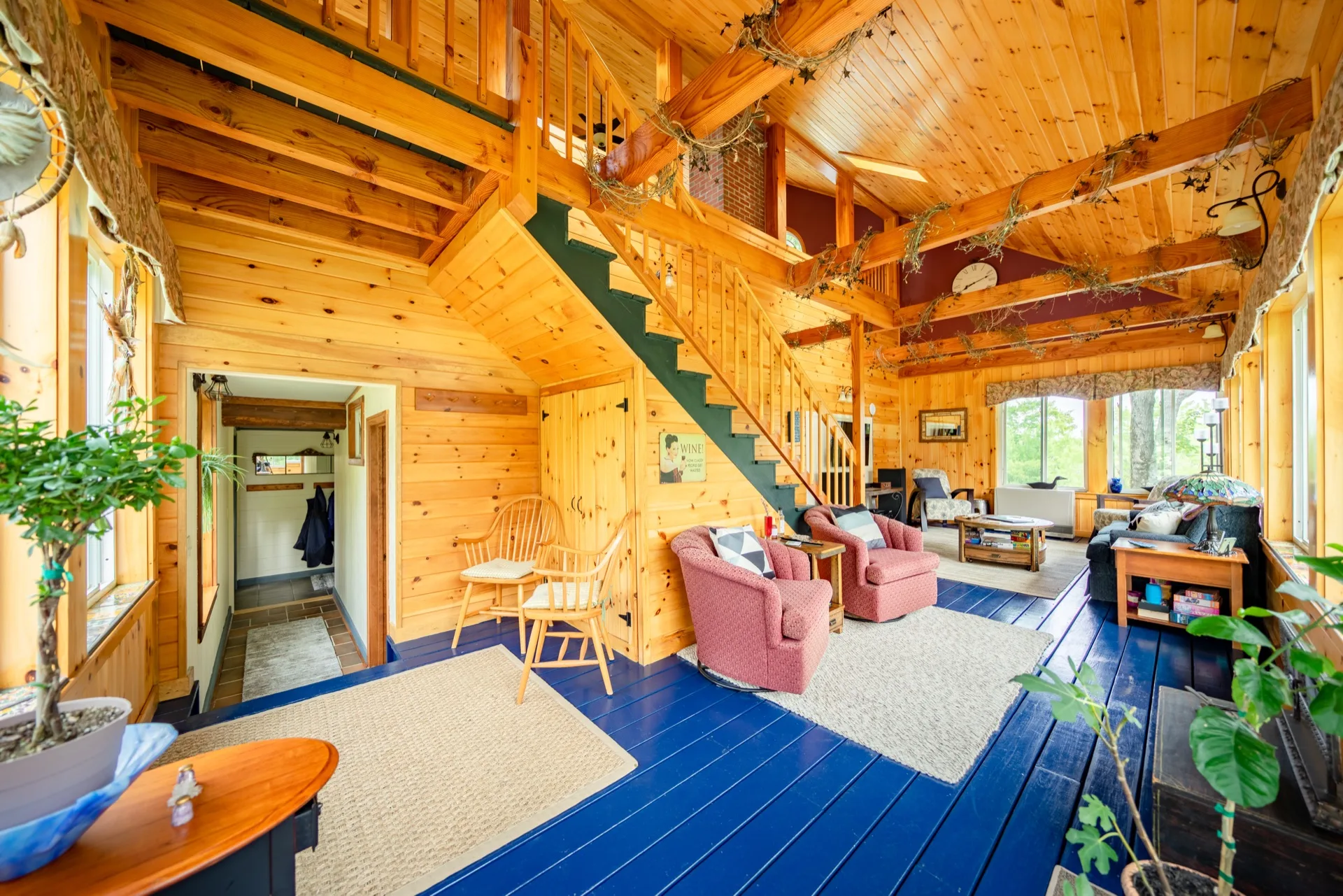 Main House interior where guests gather