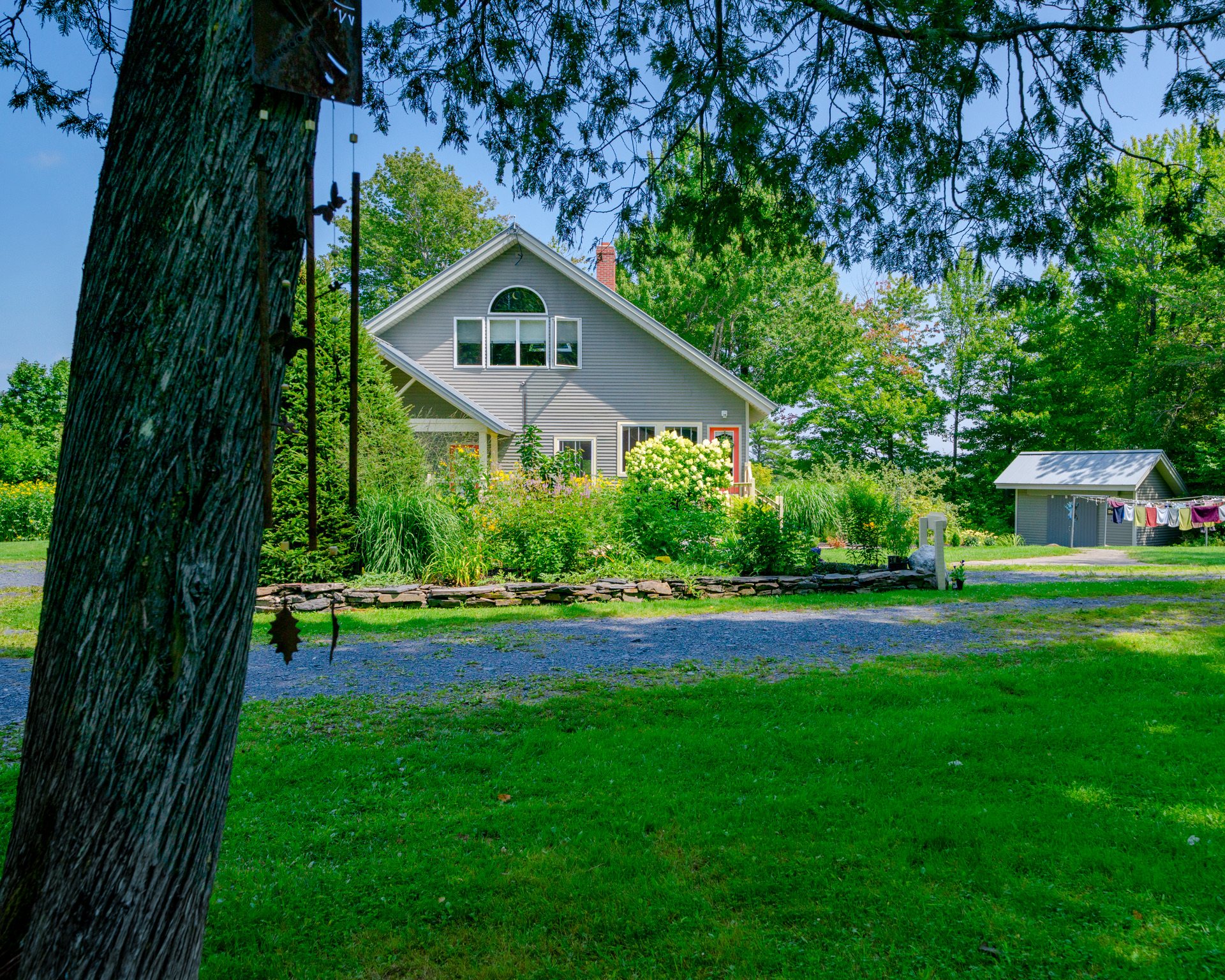 Main House through the trees
